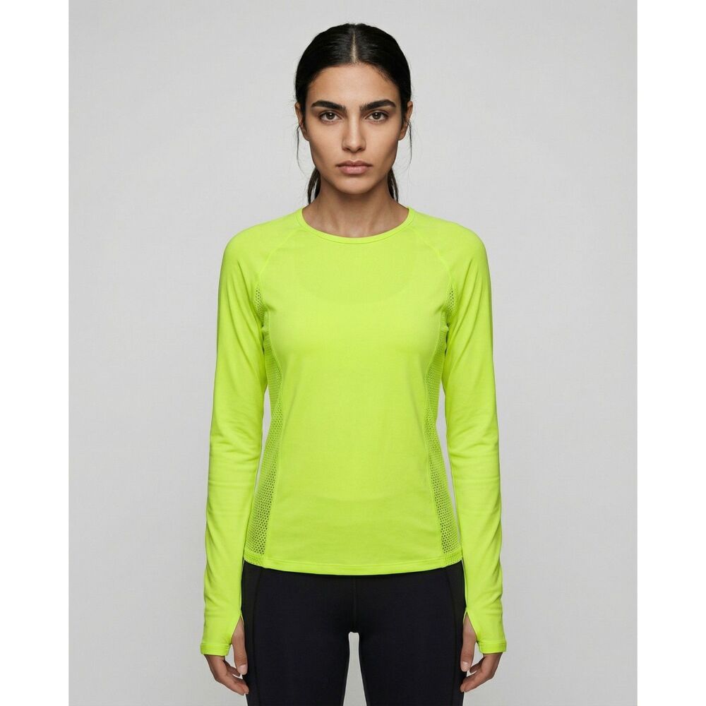 Danskin Fitted Neon Yellow Shirt